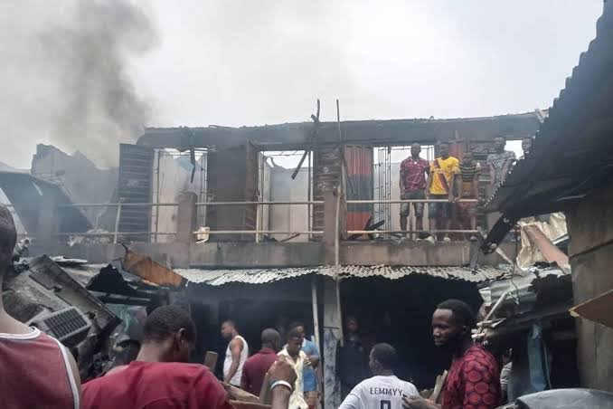 Fire Guts Ladipo Market, Destroys Goods Worth Millions Of Naira